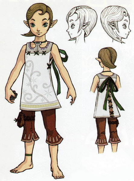 Iria (Artwork - Concepts Arts de personnages - Twilight Princess)