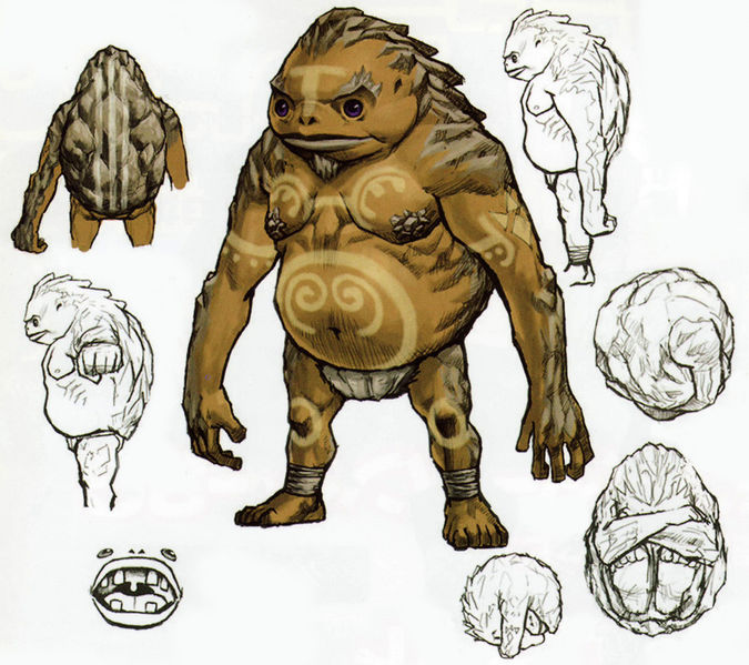 Goron (Artwork - Concepts Arts de personnages - Twilight Princess)