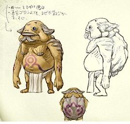 Gor Cobalt (Artwork - Concepts Arts de personnages - Twilight Princess)