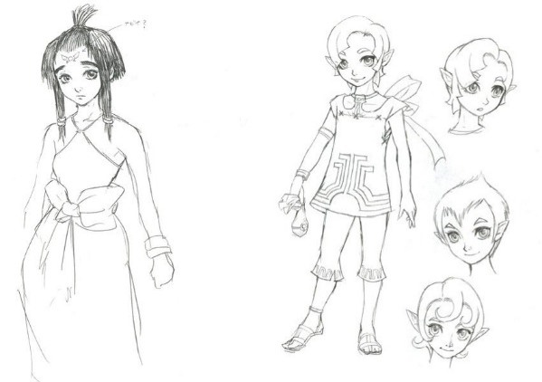 Iria (Artwork - Concepts Arts de personnages - Twilight Princess)
