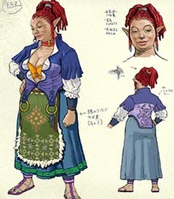 Telma (Artwork - Concepts Arts de personnages - Twilight Princess)