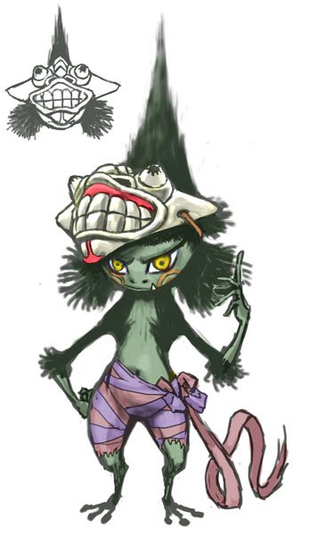 Midona (Artwork - Concepts Arts de personnages - Twilight Princess)