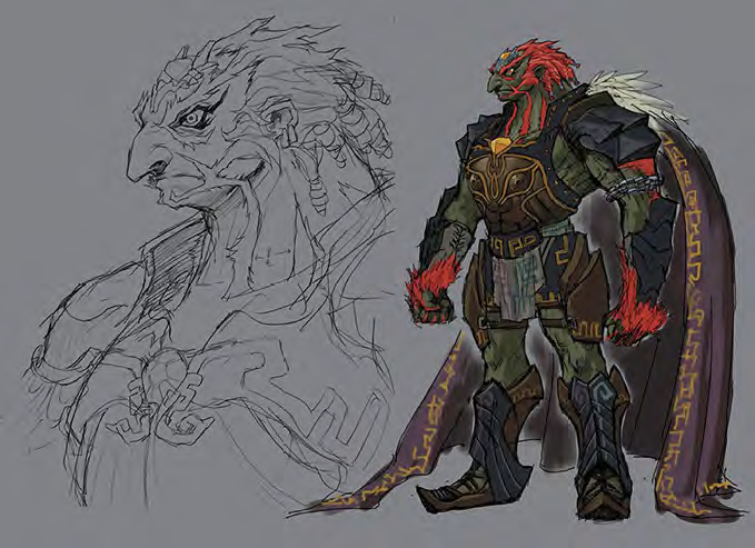 Ganondorf (Artwork - Concepts Arts d'ennemis - Twilight Princess)