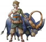 Link et une chèvre de Toal