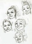 Expressions faciales de Telma