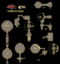 Plan de la zone Le Temple du Temps