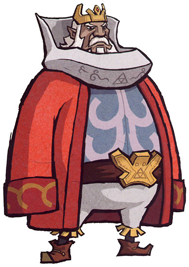 Le Roi d'Hyrule (Artwork - Personnages - The Wind Waker)