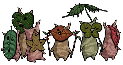 Les Korogus (Artwork - Personnages - The Wind Waker)