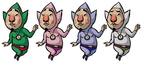 La famille de Tingle (Artwork - Personnages - The Wind Waker)