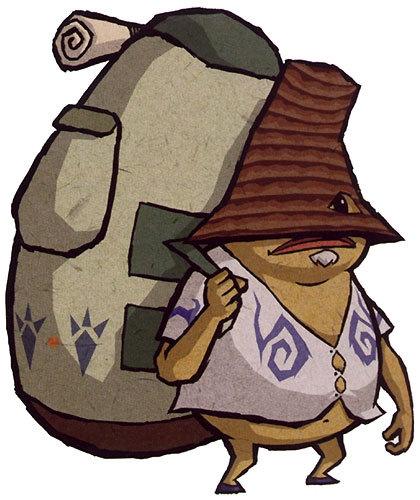 Un marchand goron (Artwork - Personnages - The Wind Waker)