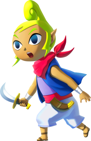 Tetra (Artwork - Personnages (version WiiU) - The Wind Waker)
