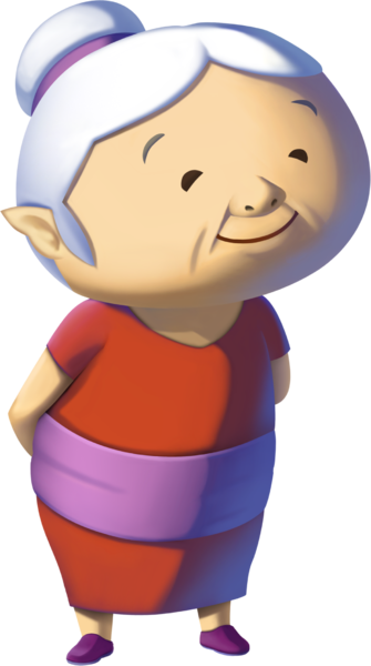 Grand-mère de Link (Artwork - Personnages (version WiiU) - The Wind Waker)