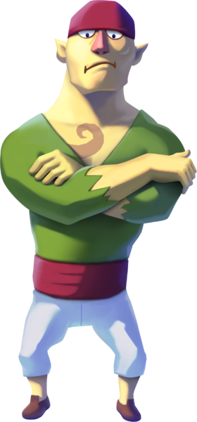 Gonzo (Artwork - Personnages (version WiiU) - The Wind Waker)