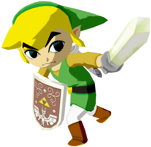 Artwork 3D de Link (Artwork - Personnages - The Wind Waker)