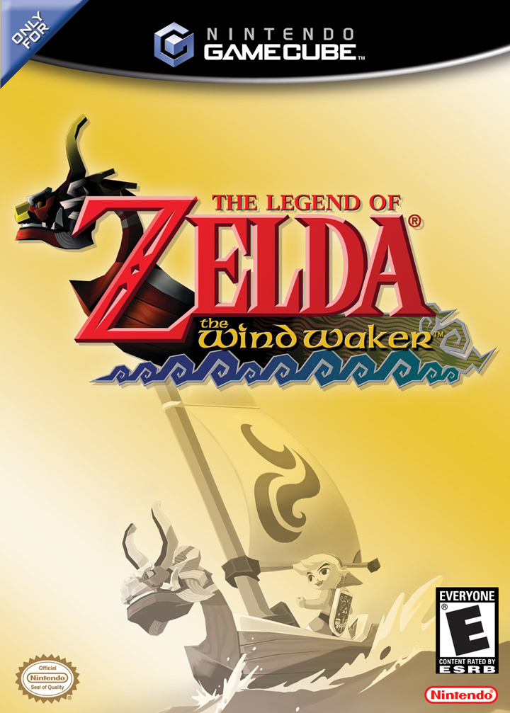 Boîtier anglophone de The Wind Waker sur Nintendo GameCube (Image diverse - Boîtiers - The Wind Waker)