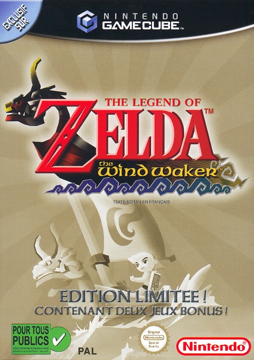 Boîtier français de The Wind Waker sur Nintendo GameCube dans sa version collector (Image diverse - Boîtiers - The Wind Waker)