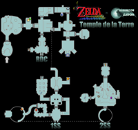 Plan de la zone Temple de la Terre