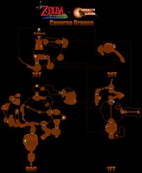 Plan de la zone La Caverne du Dragon