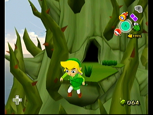 Link devant les Bois Perdus (Screenshot - Screenshots de The Wind Waker- The Wind Waker)