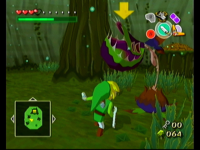 Link dans les Bois Perdus (Screenshot - Screenshots de The Wind Waker- The Wind Waker)