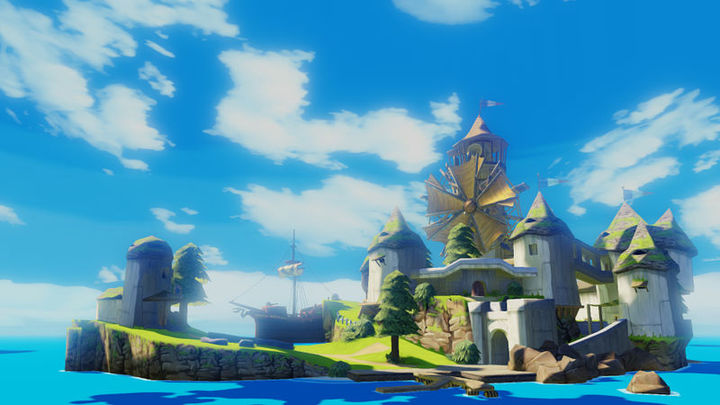 Vue de Mercantîle (Screenshot - Screenshots de The Wind Waker HD (Kit de presse)- The Wind Waker)