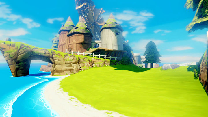 Vue de Mercantîle (Screenshot - Screenshots de The Wind Waker HD (Kit de presse)- The Wind Waker)