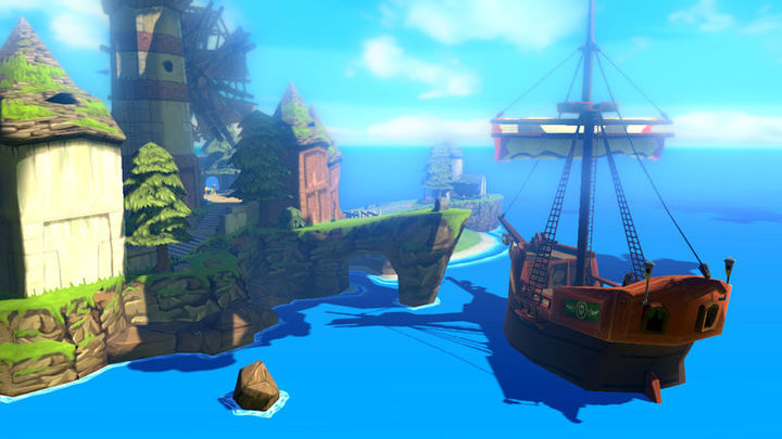 Vue de Mercantîle (Screenshot - Screenshots de The Wind Waker HD (Kit de presse)- The Wind Waker)