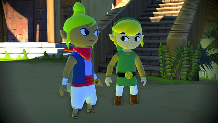 Vue de Mercantîle avec Link et Tetra (Screenshot - Screenshots de The Wind Waker HD (Kit de presse)- The Wind Waker)