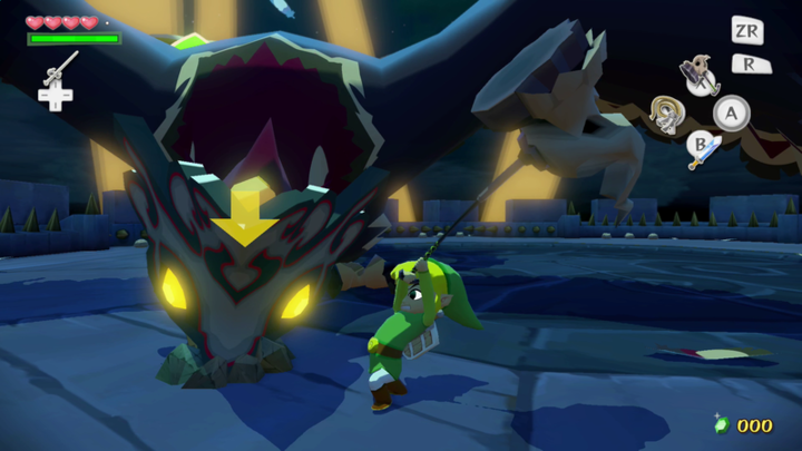 Link combattant le Roi Cuirasse (Screenshot - Screenshots de The Wind Waker HD (E3 2013)- The Wind Waker)