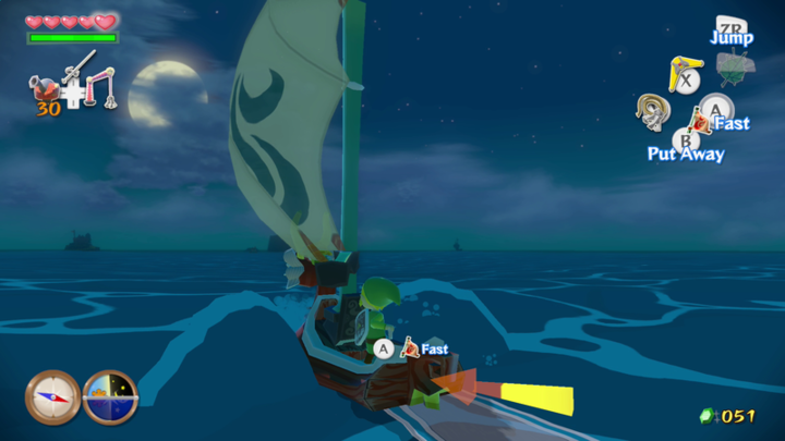 Link voguant sur le Lion Rouge (Screenshot - Screenshots de The Wind Waker HD (E3 2013)- The Wind Waker)