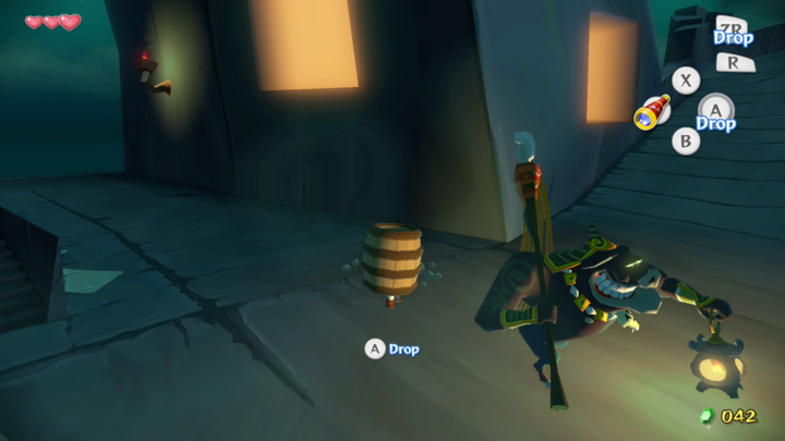 Link caché sous un tonneau (Screenshot - Screenshots de The Wind Waker HD (E3 2013)- The Wind Waker)