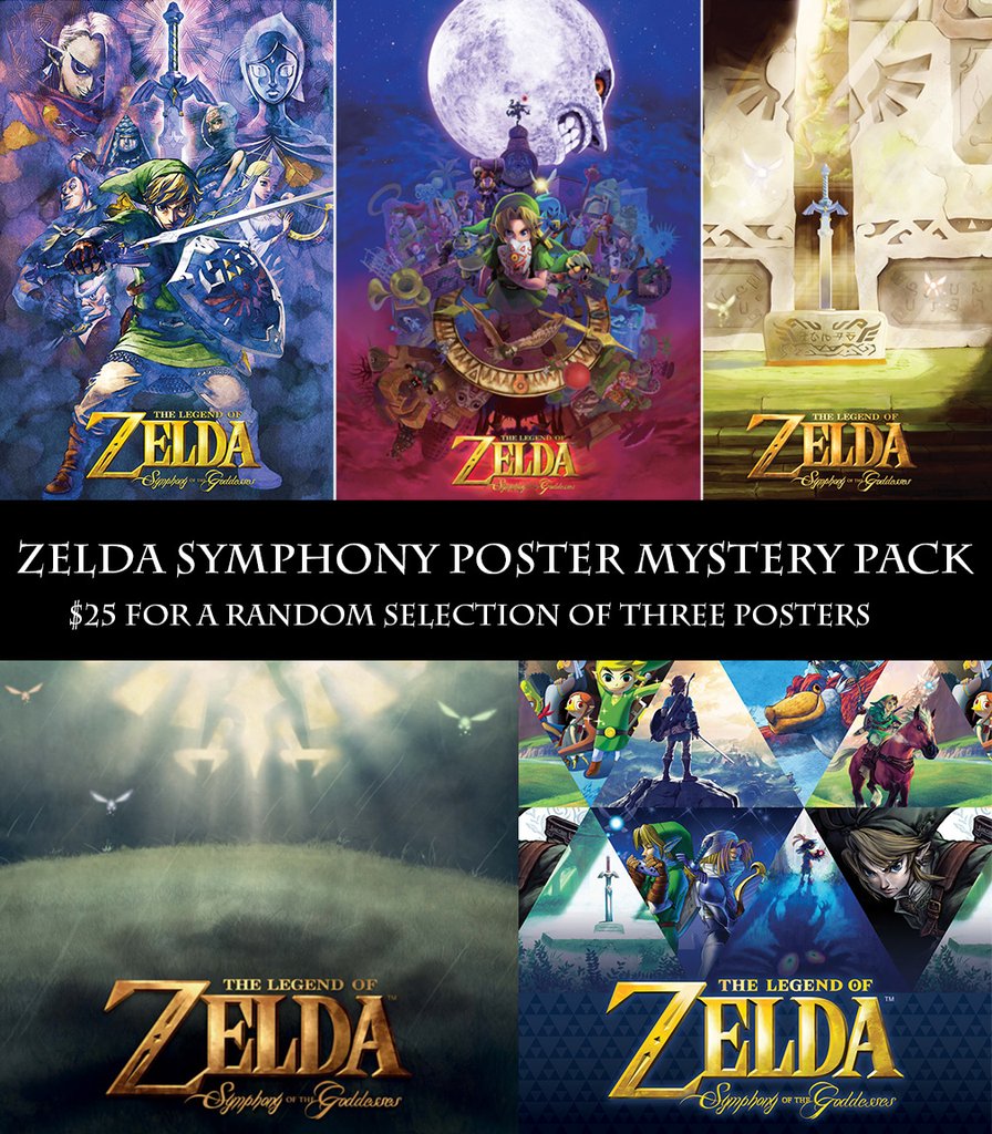 Promotion sur les posters de Symphony of the Goddesses