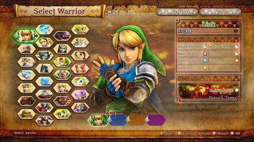 Capture d'écran d'Hyrule Warriors: Definitive Edition sur Switch