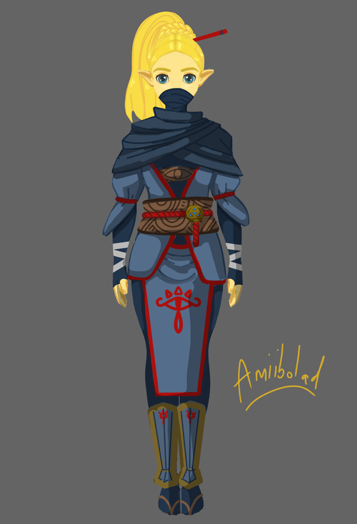 Tenue de Zelda pour le mod Zelda Conversion Project de Breath of the Wild, par Daniel amiibolad Davey