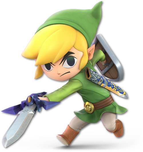 Link Cartoon dans Super Smash Bros. Ultimate