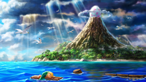 Fond d'écran / Wallpaper de Link's Awakening sur Switch