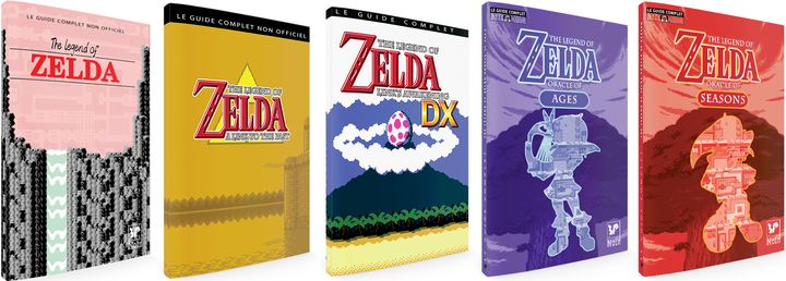 Les guides complet dédiés à Zelda, édités par l’Écureuil Noir