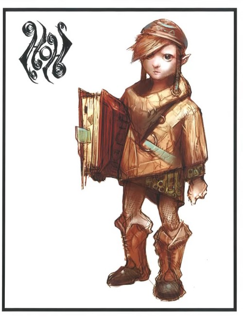 Concept Art du jeu annulé Heroes of Hyrule de Retro Studios sur DS