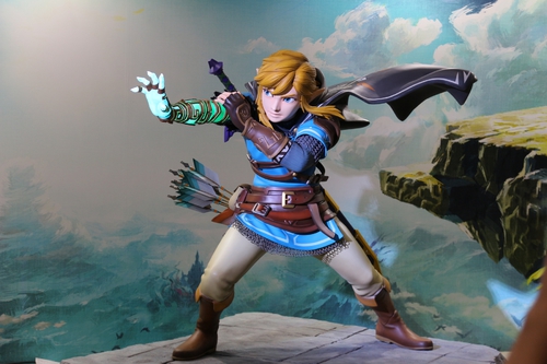 Statue de Link dans Tears of the Kingdom au Nintendo Live 2022