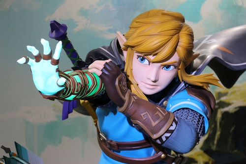 Statue de Link dans Tears of the Kingdom au Nintendo Live 2022