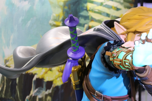 Statue de Link dans Tears of the Kingdom au Nintendo Live 2022
