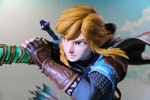 Statue de Link dans Tears of the Kingdom au Nintendo Live 2022