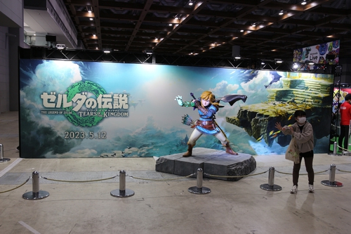 Statue de Link dans Tears of the Kingdom au Nintendo Live 2022