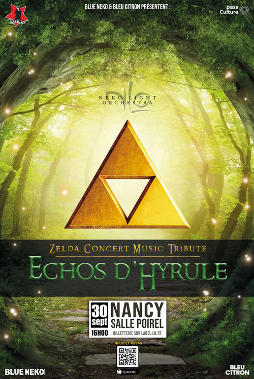 Affiche du concert Echos d'Hyrule à Nancy