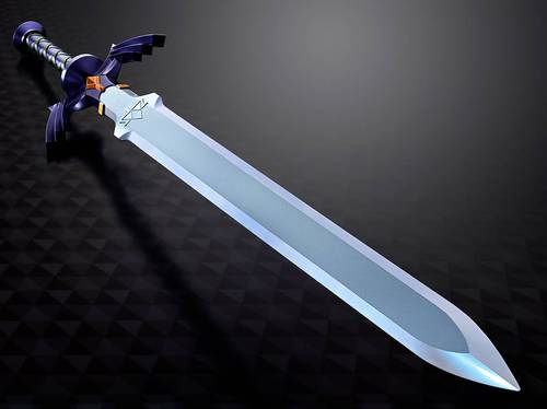 Réplique de l'Épée de Légende chez Proplica (Bandai) - L'épée vu de sa pointe