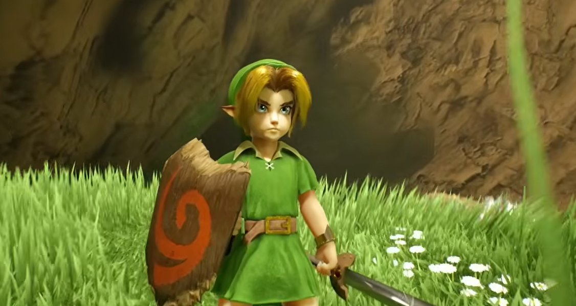 Link dans un remake amateur d'OOT sur Unreal Engine 5