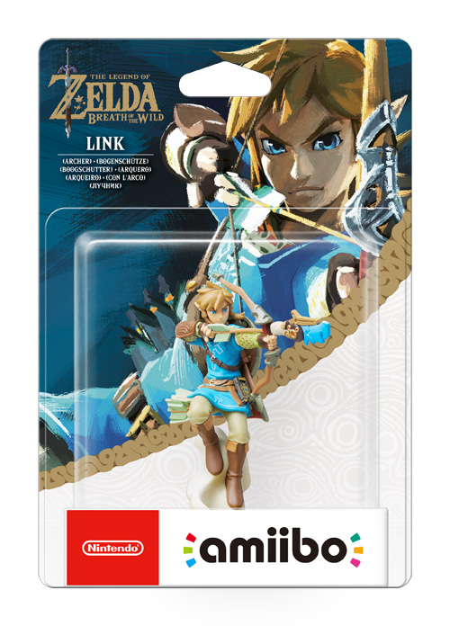 Boîte de l'Amiibo Link archer (Breath of the Wild)