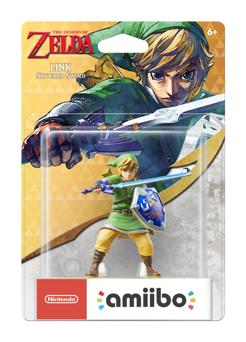 Boîte de l'Amiibo Link (Skyward Sword)