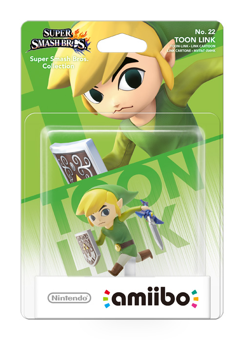 Boîte de l'Amiibo Link Cartoon / Toon Link (Super Smash Bros.)