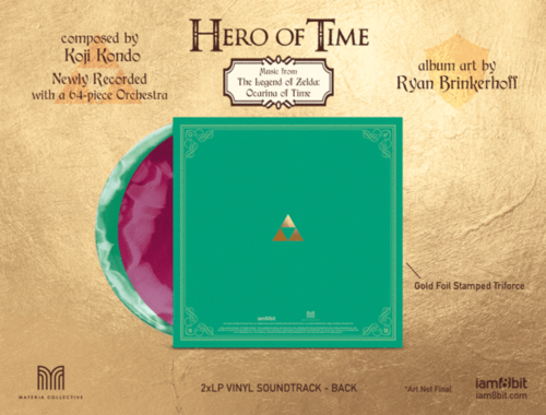 Dos de la pochette de l'édition vinyle de Hero of Time